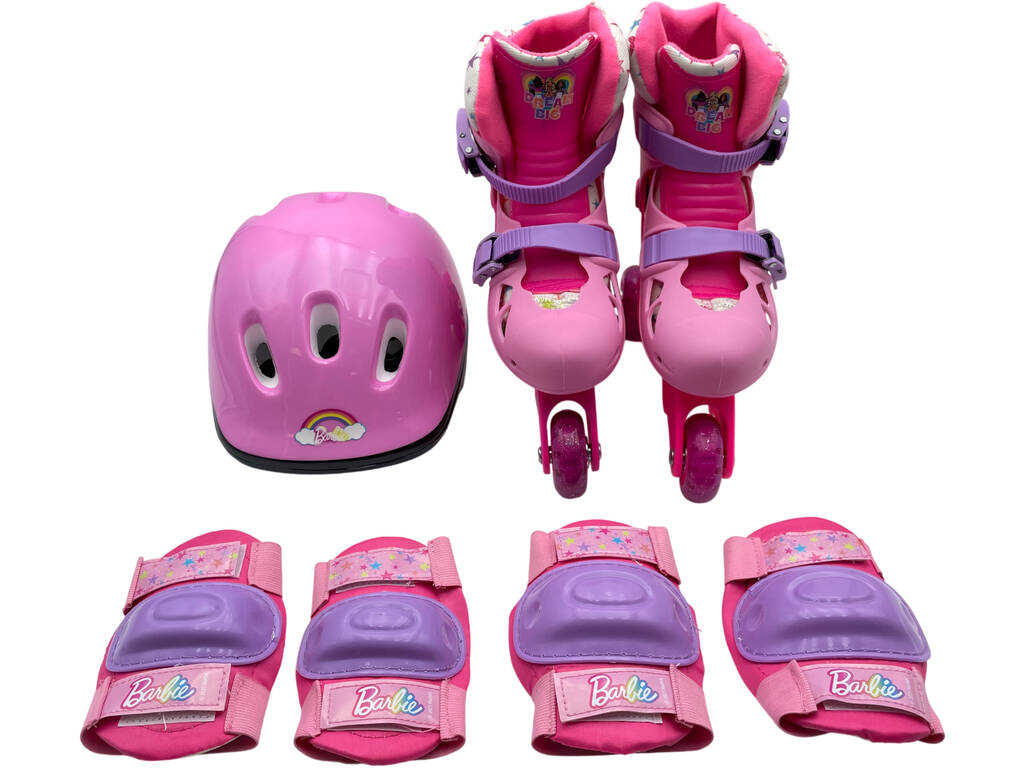Barbie Patines Convertibles y Ajustables Talla 30-33 con Accesorios