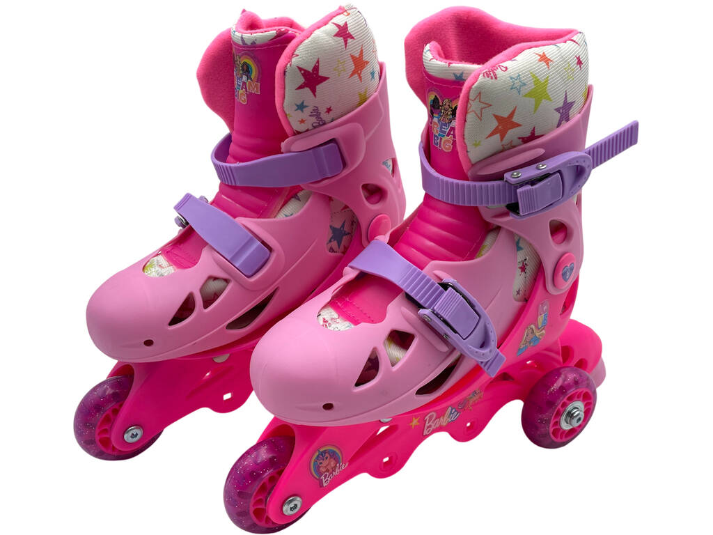 Barbie Patines Convertibles y Ajustables Talla 30-33 con Accesorios