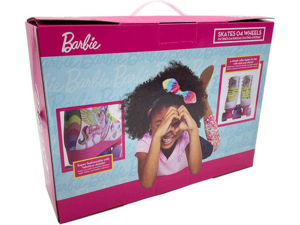 Barbie Patines de 4 Ruedas Shine Together Talla 34-35