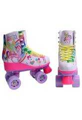 imagen Barbie Patines de 4 Ruedas Shine Together Talla 34-35