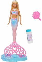 Barbie, la poupée sirène aux bulles scintillantes