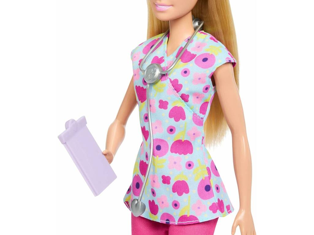 Barbie Pediatra con 2 Bebés y Accesorios
