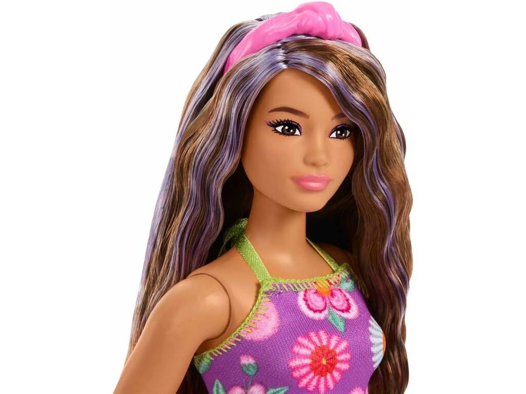 Barbie Fashionistas Muñeca con Conjunto de Flores