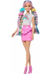 Barbie Capelli Arcobaleno Magico con accessori