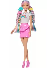 Barbie Cabello Arcoíris Mágico con Accesorios
