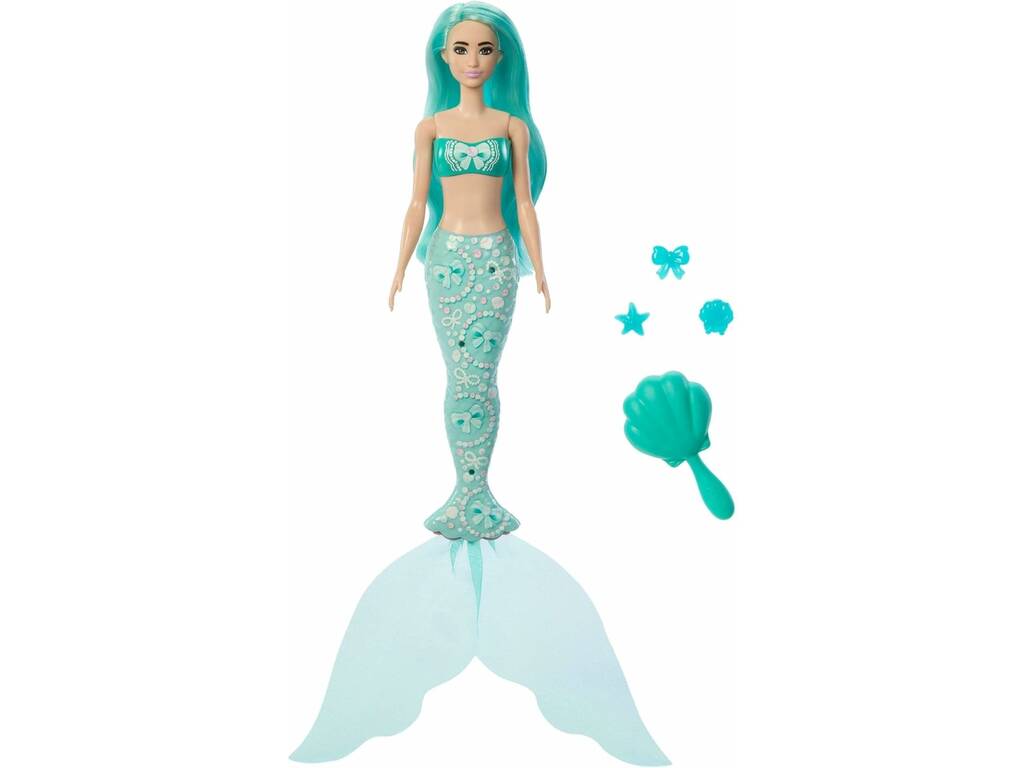 Barbie Color Reveal Muñeca Sirena Sorpresa con Accesorios