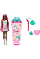 Barbie Pop Reveal Granizado de Mar Muñeca con Copa Rosa y Accesorios