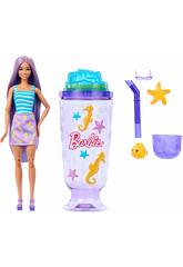 Barbie Pop Reveal Granizado de Mar Muñeca con Copa Violeta y Accesorios