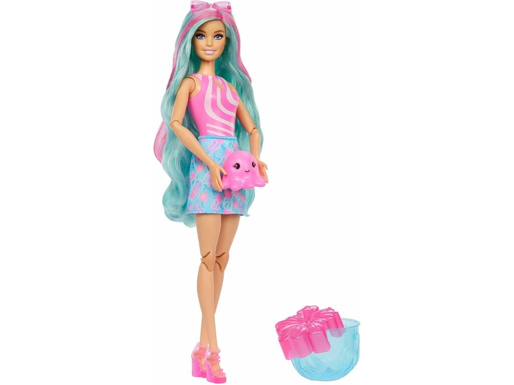 Barbie Pop Reveal Granita di Mare Bambola con Bicchiere Turchese e Accessori