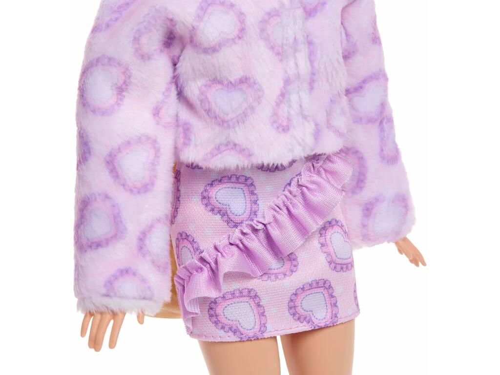 Barbie Cutie Reveal Lazos Dulces Gatito Lila