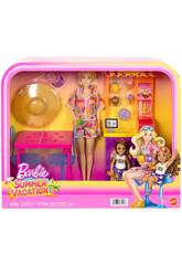 Barbie Summer Vacation Pack Barbie- und Chelsea-Puppe mit Eisdiele