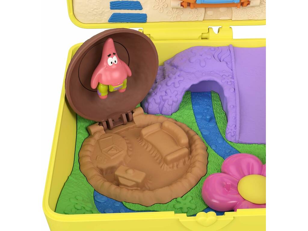 Polly Pocket Coffret Bob l'éponge avec figurines et accessoires