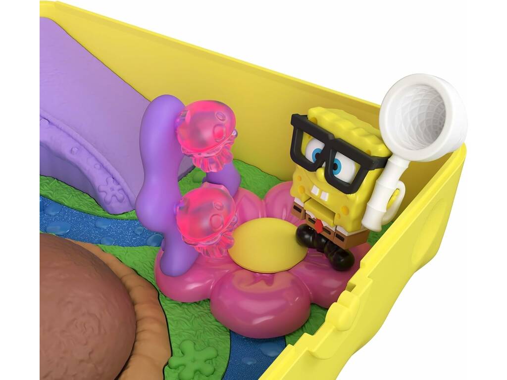 Polly Pocket Coffret Bob l'éponge avec figurines et accessoires