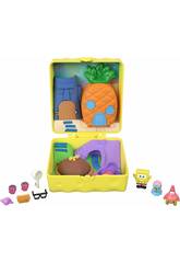 Polly Pocket Coffret Bob l'éponge avec figurines et accessoires