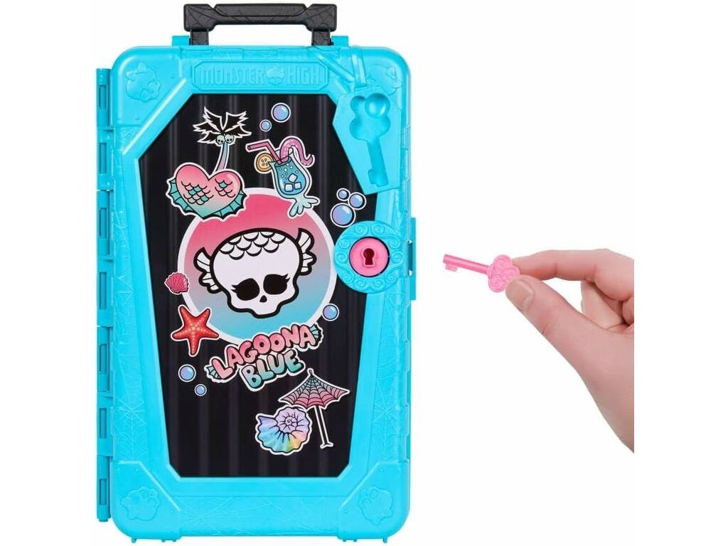 Monster High Skulltimate Secrets Destination Gore-Geous Oasis Muñeca Lagoona Blue
