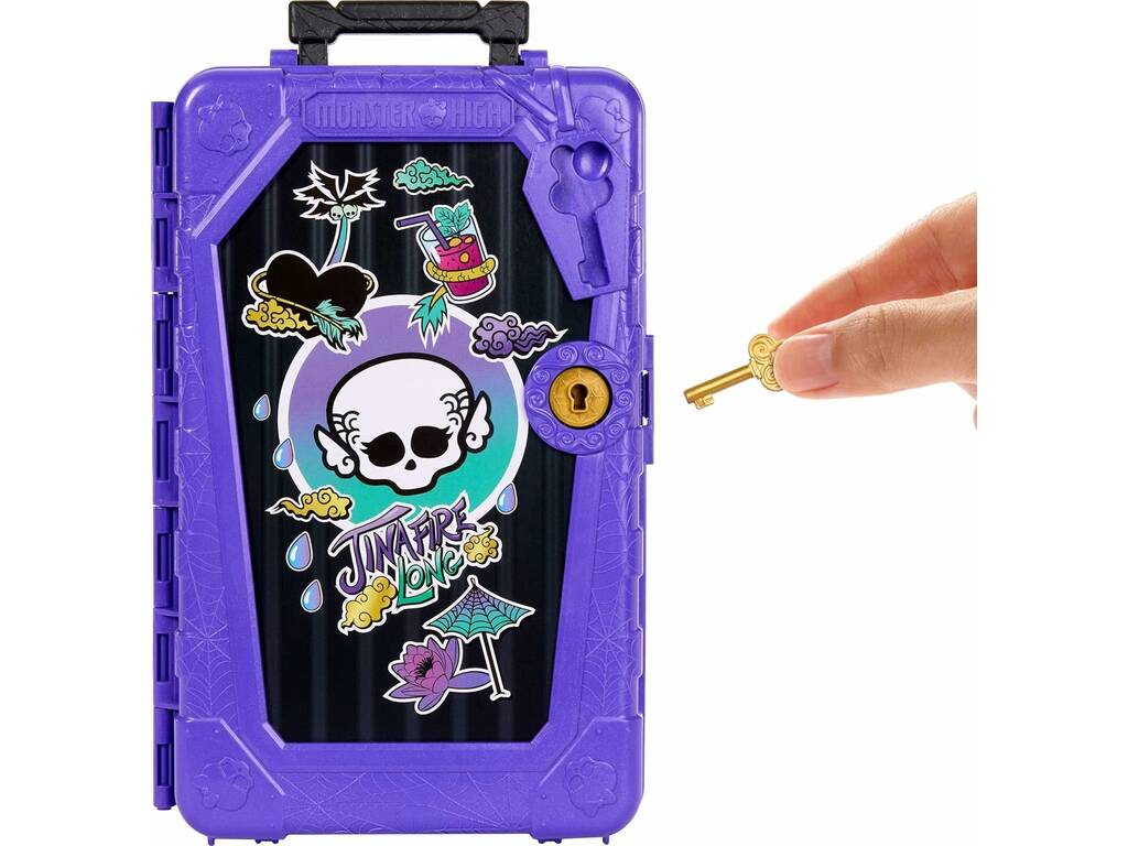 Monster High Skulltimate Secrets Destination Gore-Geous Oasis Muñeca Jinafire Long