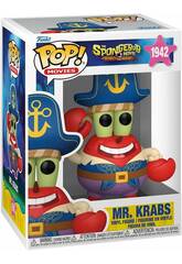 Funko Pop Movies Bob l'éponge Movie Figurine M. Krabs Pirate