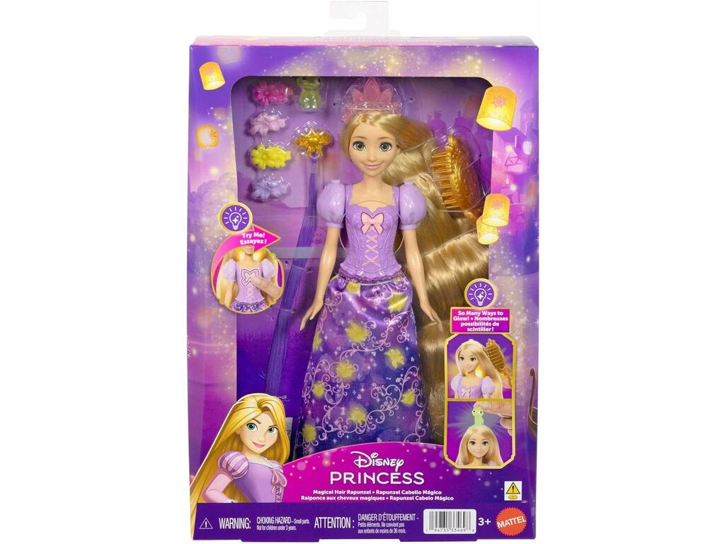 Disney Princess Boneca Rapunzel com Melena Mágica - imagen 2