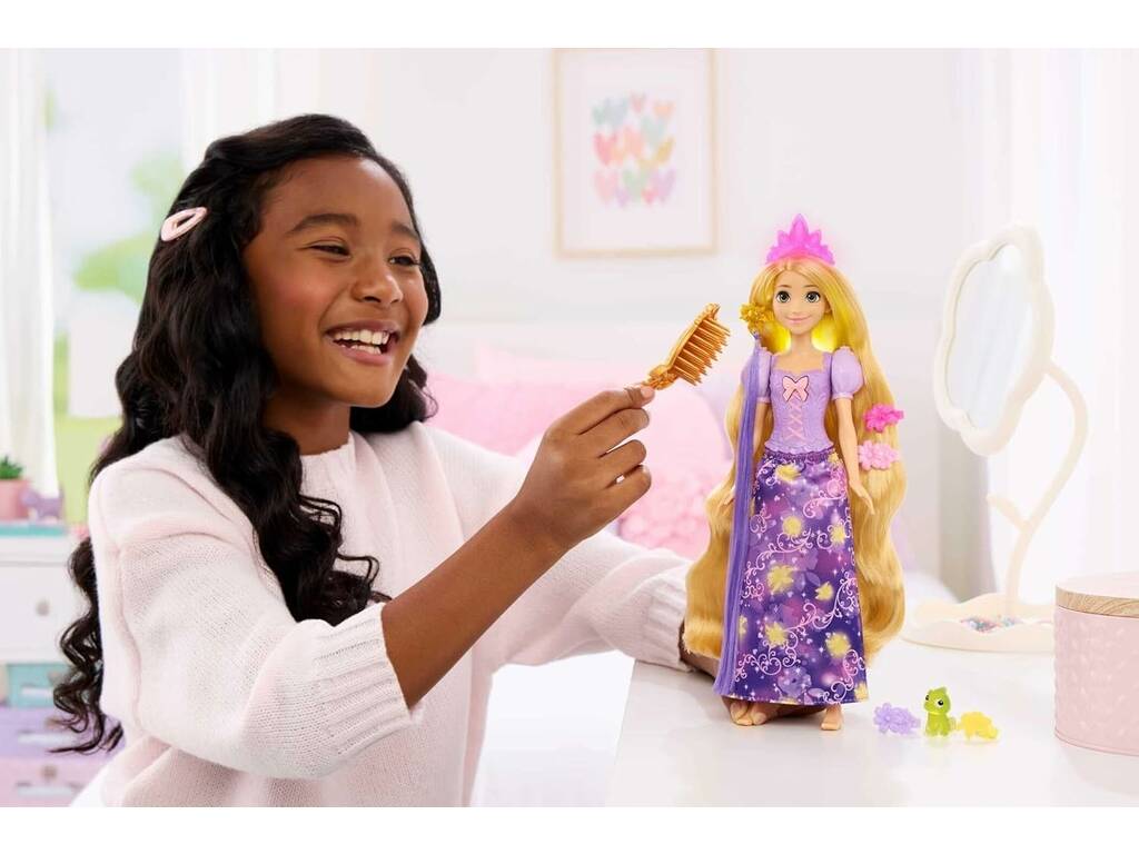 Disney Princess Boneca Rapunzel com Melena Mágica - imagen 5