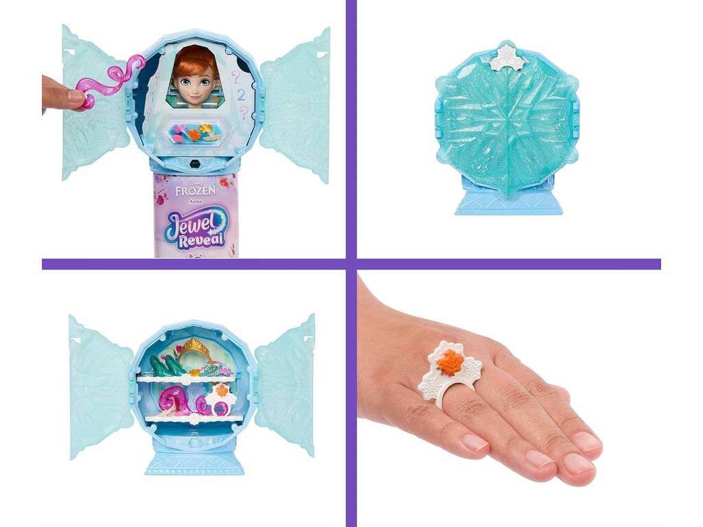 Disney Frozen Jewel Reveal Muñeca Anna con Accesorios