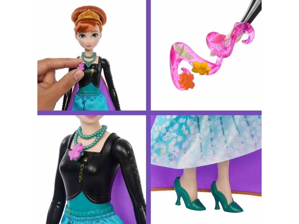 Disney Frozen Jewel Reveal Muñeca Anna con Accesorios