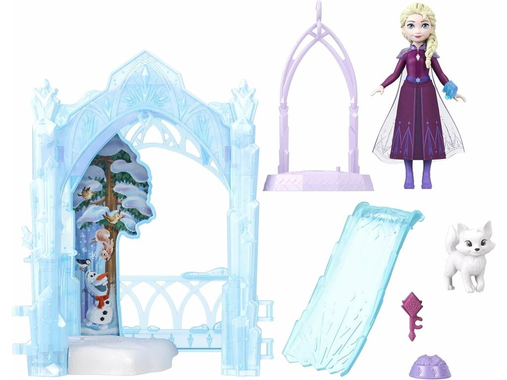Disney Frozen Pack Esconderijo Gelado de Animais da Elsa