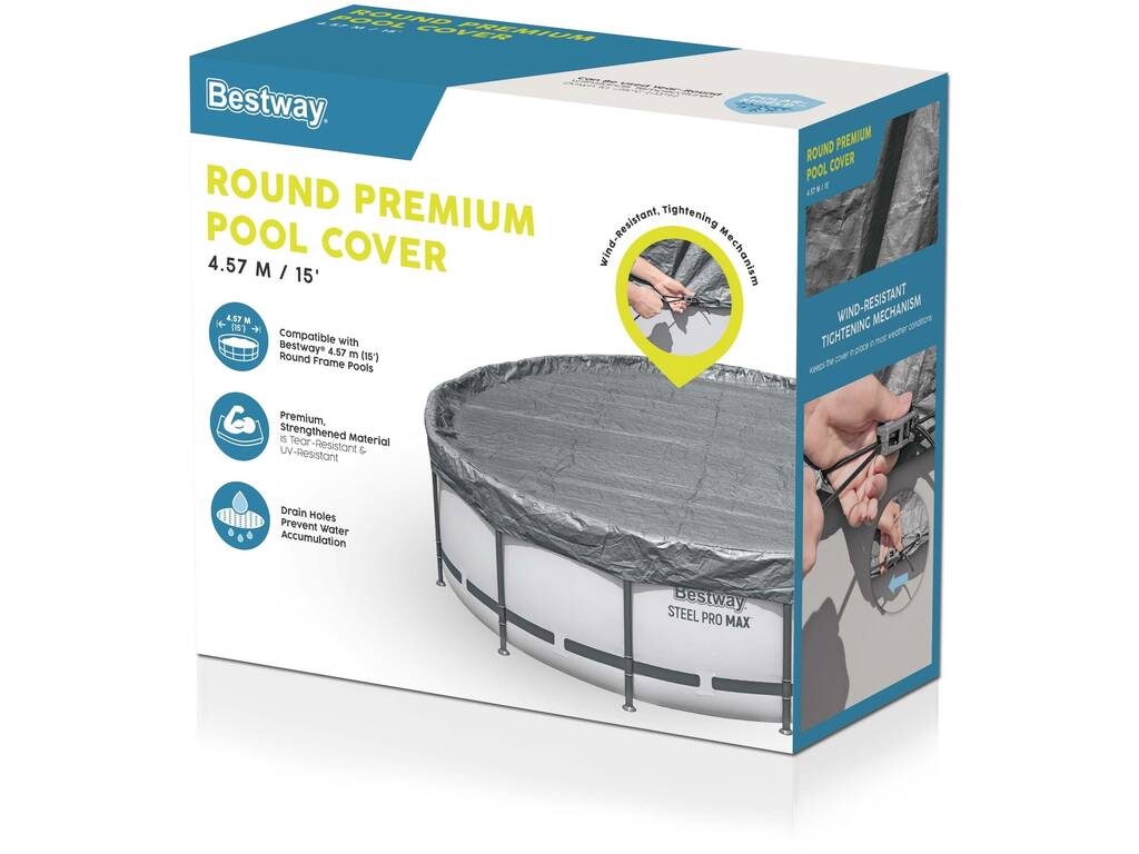 Couverture pour piscine de 457 cm