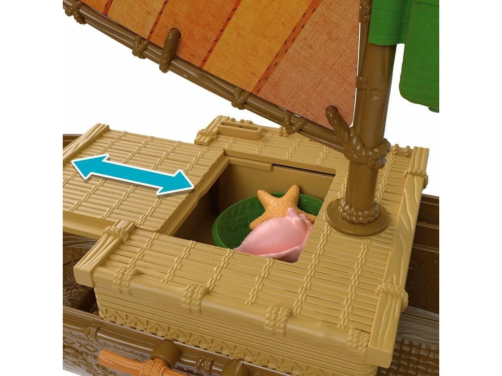 Disney Vaiana Canoa de Aventura Oceánica de Vaiana de 38 cm