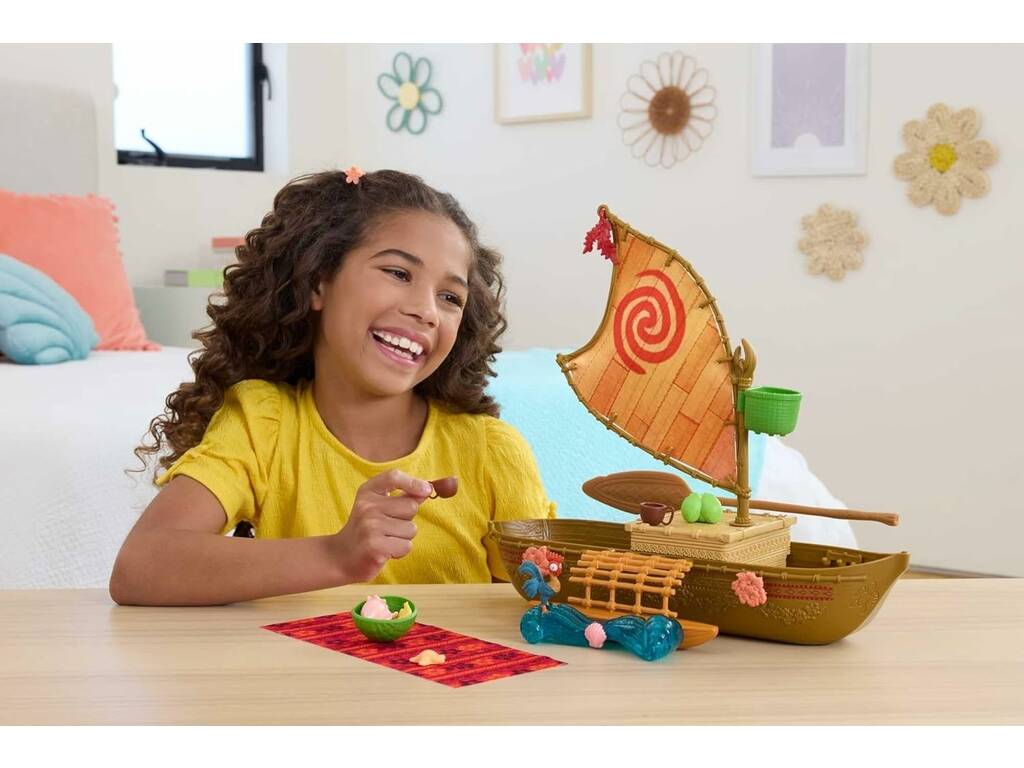 Disney Vaiana Canoa de Aventura Oceánica de Vaiana de 38 cm