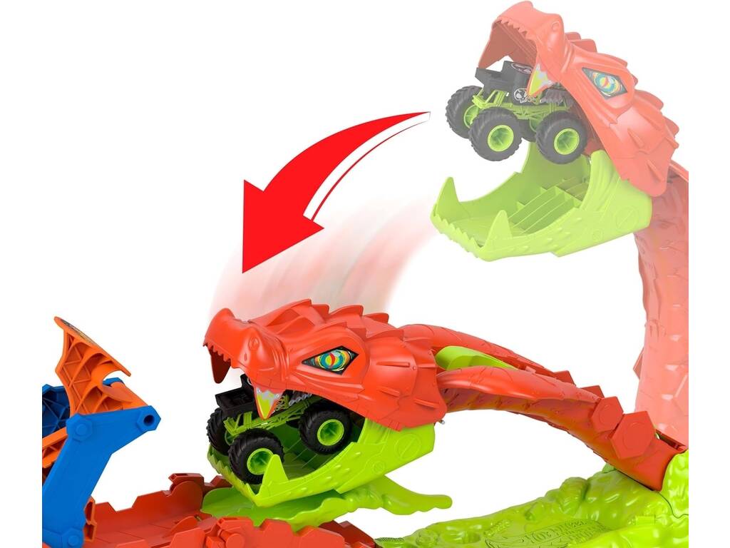 Hot Wheels Monster Trucks Ataque de la Serpiente