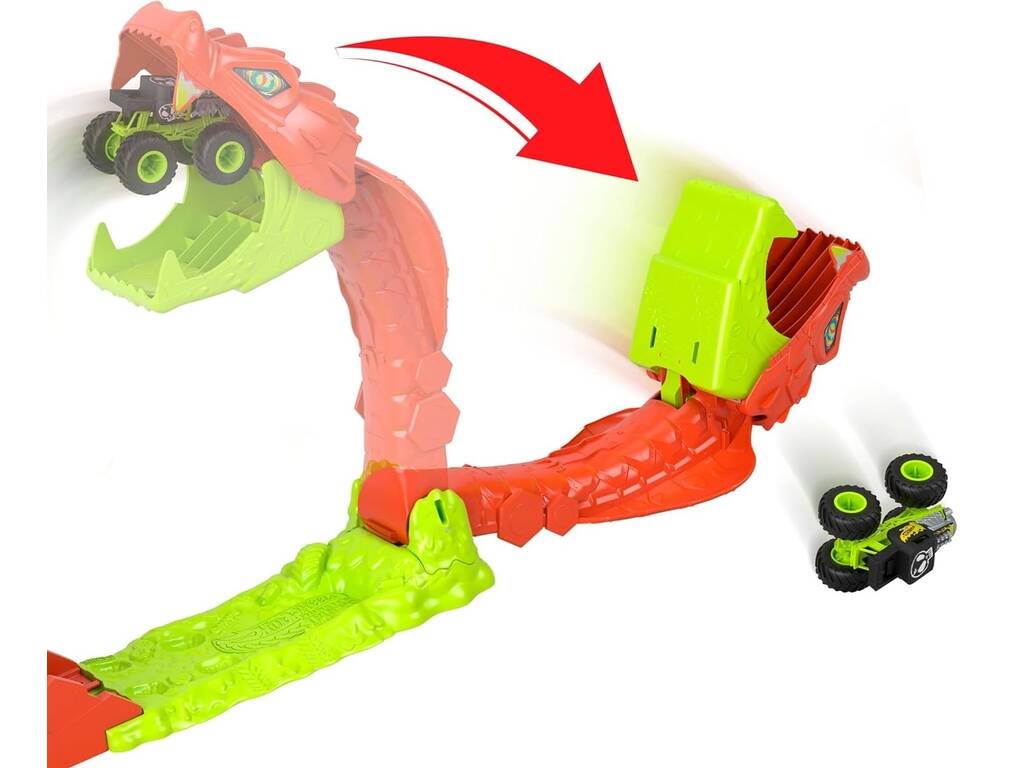 Hot Wheels Monster Trucks Ataque de la Serpiente
