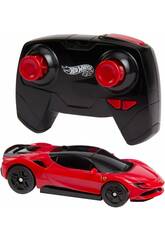 Véhicule Hot Wheels RC Ferrari SF90 Stradale Assetto Fiorano à l'échelle 1:64