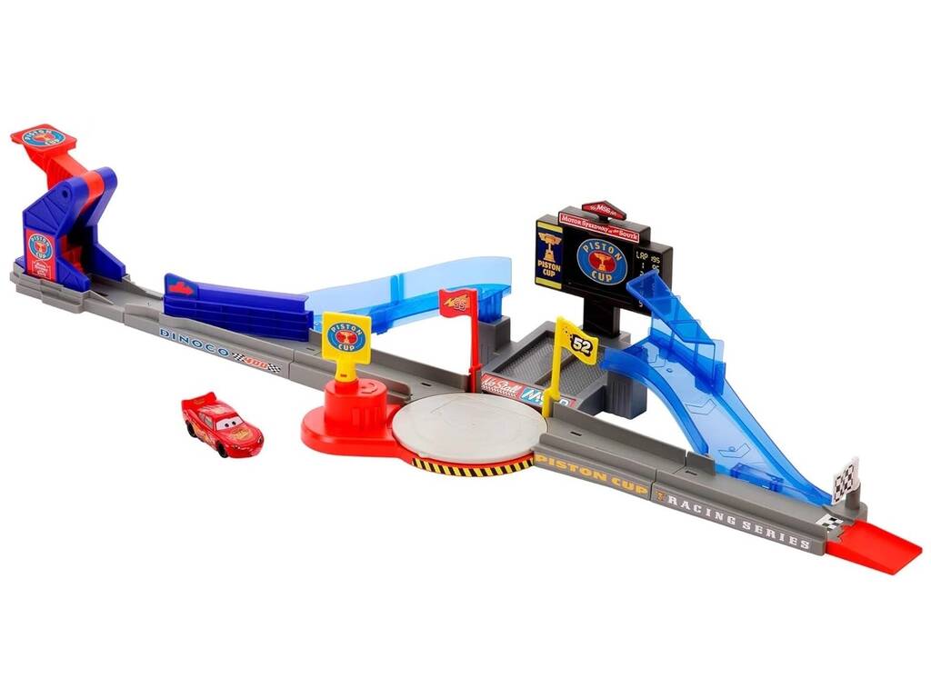 Cars Circuito de Acrobacias de la Copa Pistón con Rayo McQueen