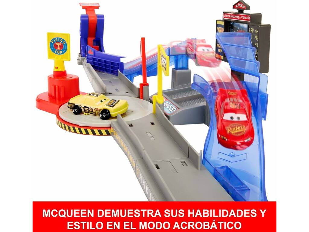 Cars Circuito de Acrobacias de la Copa Pistón con Rayo McQueen