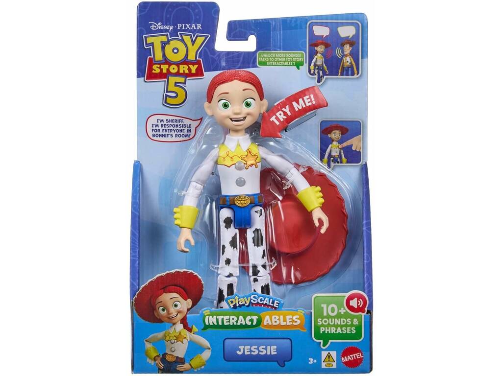 Toy Story 5 Figura Articulada Jessie de 22 cm con Frases y Sonidos
