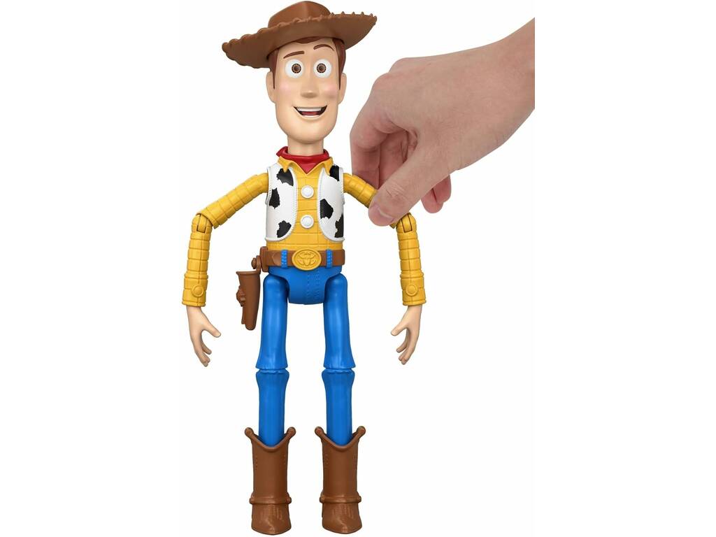 Toy Story 5 Figura Woody Corredor de 30 cm con Frases y Sonidos