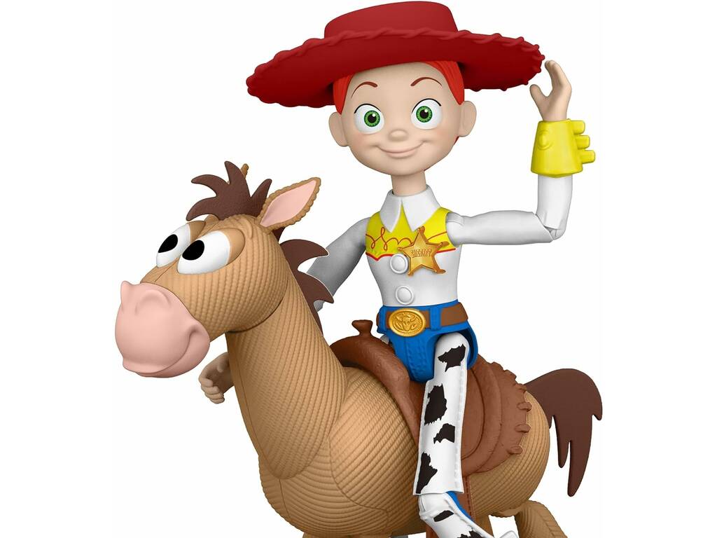 Toy Story 5 Pack Figura Articulada Jessie de 22 cm y Perdigón de 21 cm