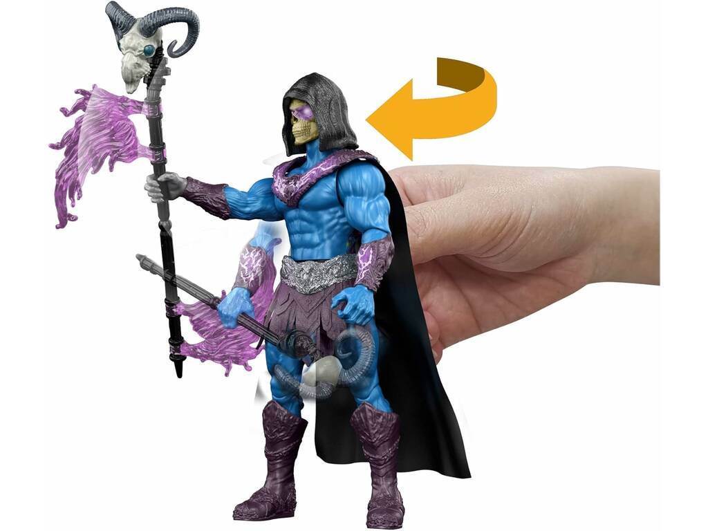 Masters Of The Universe Figura Skeletor Ataque del Báculo Havoc de 15 cm