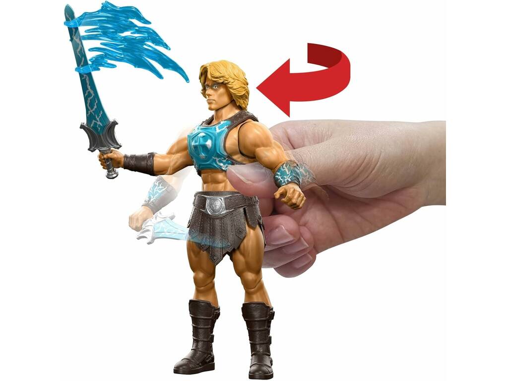 Masters Of The Universe Figura He-Man Ataque com a Espada do Poder de 15 cm
