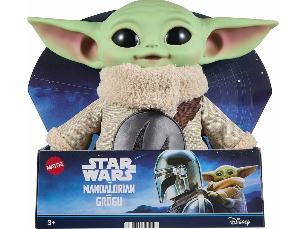 Star Wars The Mandalorian and Grogu Muñeco Grogu Aprendiz de Mandaloriano de 16 cm