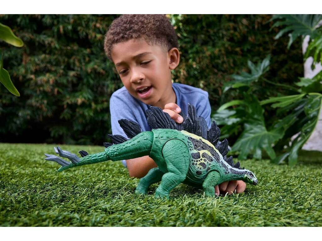 Jurassic World Survival Destruidores Gigantes Figura Stegosaurus de 35 cm