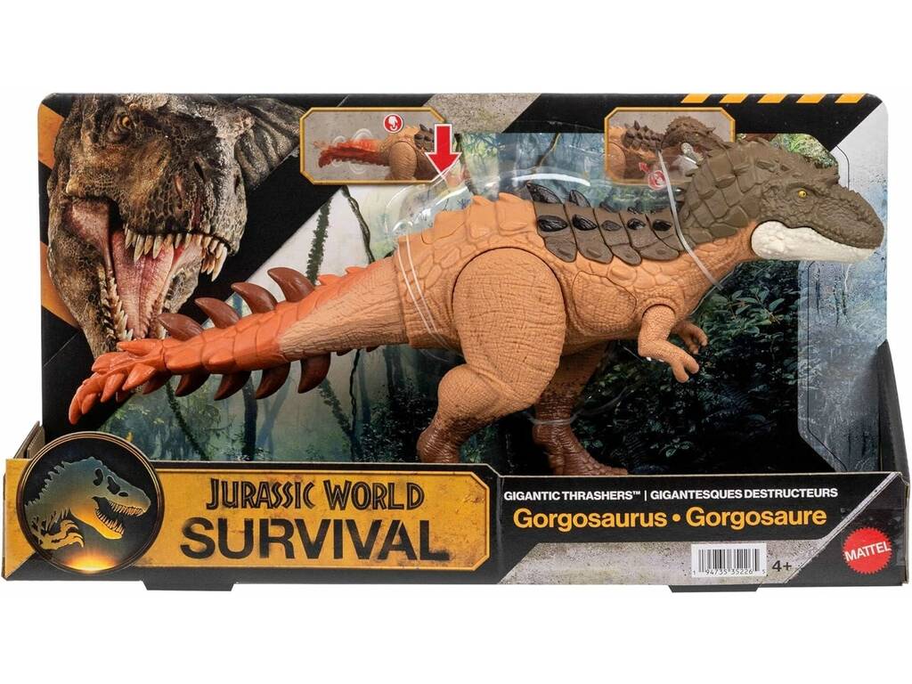 Jurassic World Survival Destruidores Gigantes Figura Gorgosaurus de 35 cm