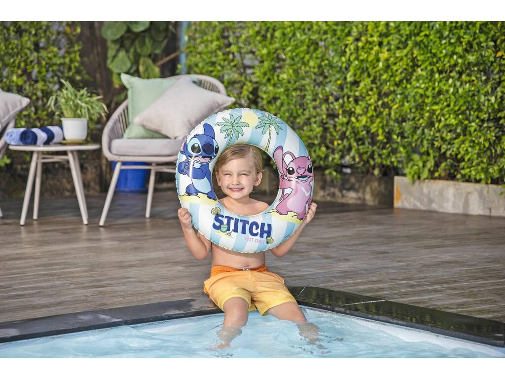 Disney Stitch Bouée gonflable de 56 cm Stitch et Angel Bestway 9104U