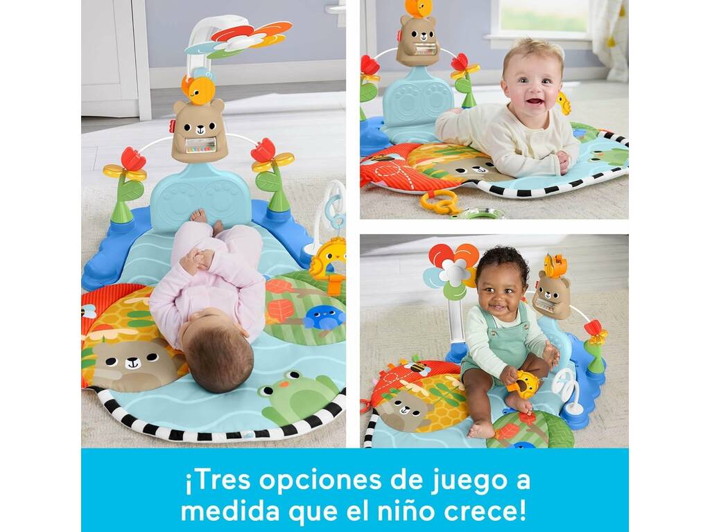 Fisher Price Gimnasio de Actividades 3 en 1 Pataditas y Balanceo