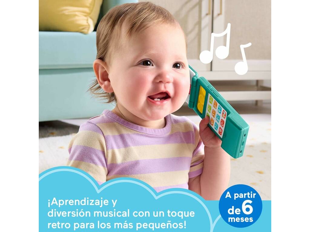 Fisher Price rit et apprend le téléphone portable de jouet avec plus de 50 sons