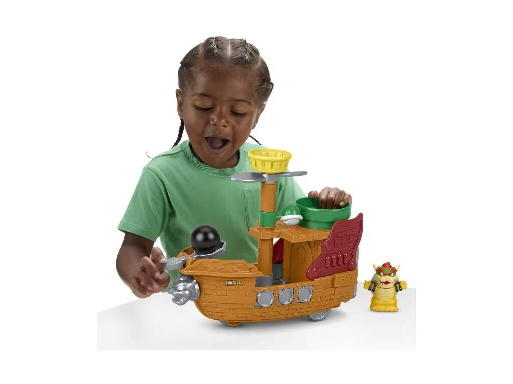 Fisher Price Little People My Mario Aeronave de Bowser