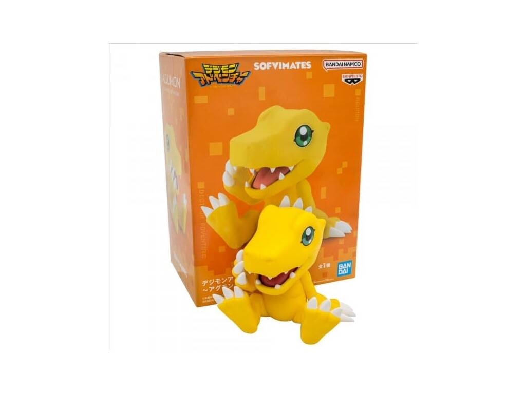 Digimon Adventure Sofvimates Figurine Agumon de 10 cm