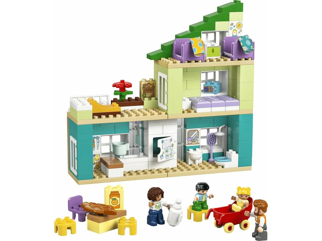 Lego Duplo Casa Familiar Moderna 3 en 1 con Figuras