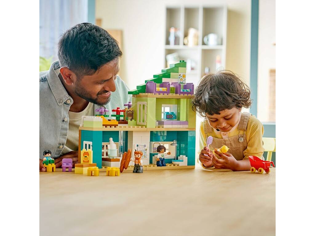 Lego Duplo Casa Familiar Moderna 3 en 1 con Figuras