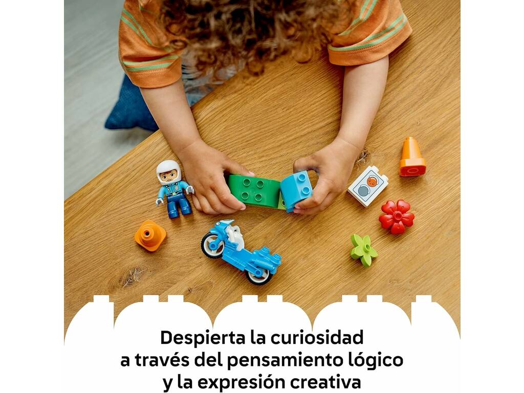 Lego Duplo Moto de Policía Azul